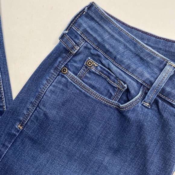 NYDJ Marilyn Straight High Rise Straight Leg Dark Wash Lift Tuck Denim Jeans - Picture 13 of 16